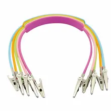 

1Pcs Dental Flat Silicone Scarf Clip Colorful Flexible Chain Napkin Holder Bib Clips Dental Patient Clip For Dentist Lab