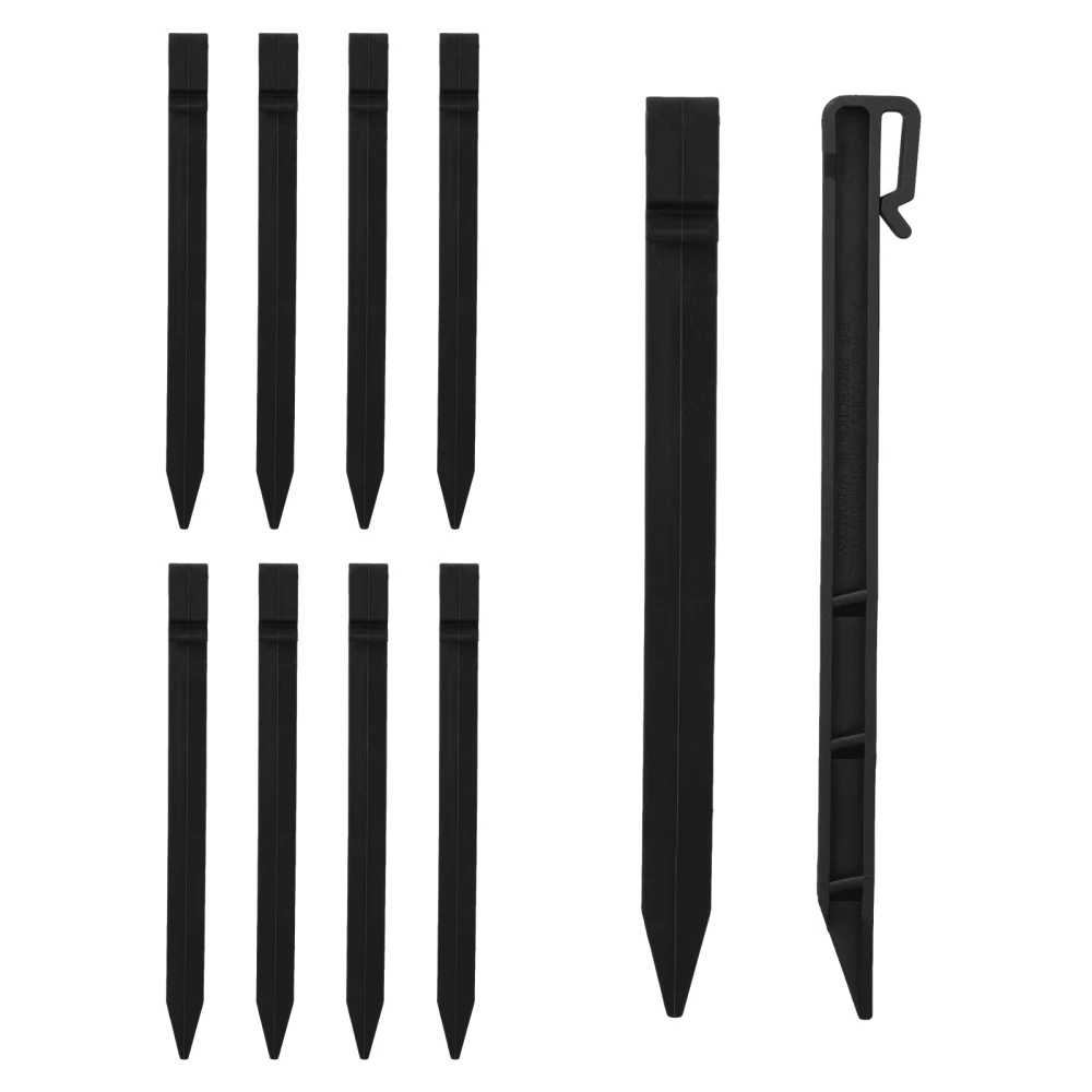 Gardening Pressure Nails Floor Sticks Ground Anchor Pile Securing Hook Design Black Reusable 25cm Multifunctional Tent Pegs | Дом и сад