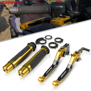 

For YAMAHA XMAX 125 X MAX 250 X-MAX 400 XMAX300 ALL YEAR Motorcycle Adjustable Folding Brake Clutch Levers Handlebar Hand Grips