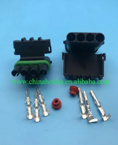 

Бесплатная доставка 10 шт 4 Pin 12010974 12010974 Женский Мужской Погодный Электрический провод 2,5 Разъем герметичные соединители проводов