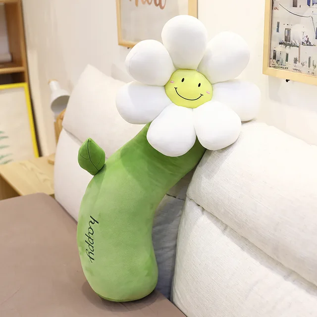 100cm Big Size Fresh Daisy Cushion Soft New Sunflower Pillow Sleeping Stuffed Doll