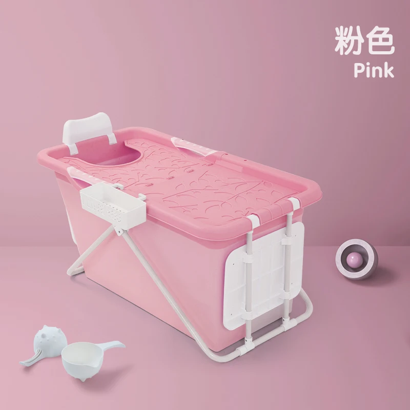 Adult Foldable Bath Barrel Adult Bath Barrel Household Body Constant Temperature Bath Barrel Bath Tube Plastic Thickening