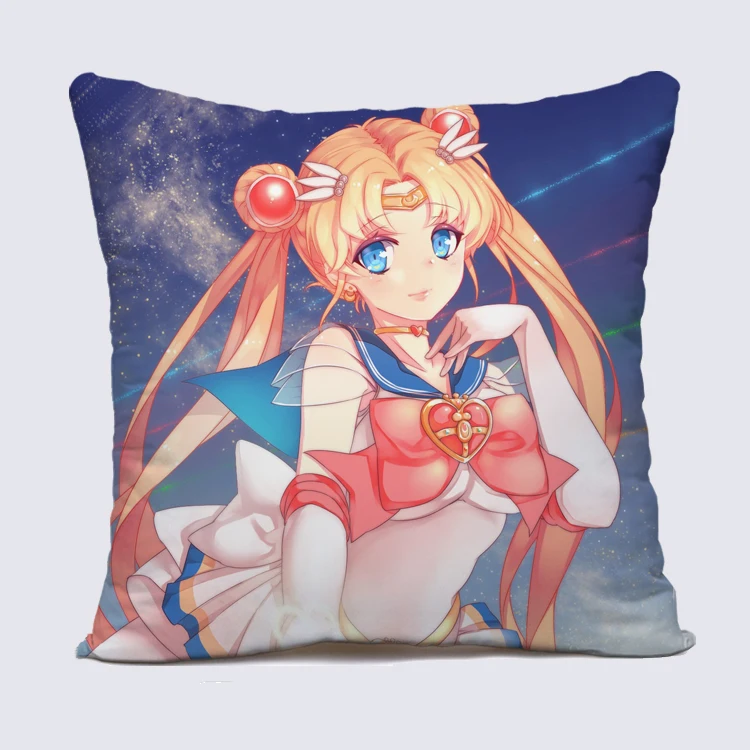 45 см Sailor Moon Двусторонняя Подушка с рисунком аниме Подушка домашний Косплей диван декор включает наволочку и внутренние подарки 1 шт
