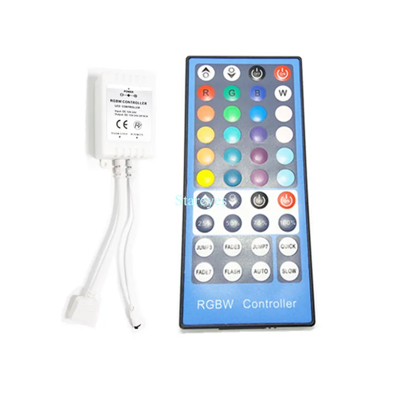 100 комплектов RGBW RGBWW SMD 5050 5 м водонепроницаемая светодиодная лента фонарик RGB+ белая лента+ 40 кнопочный пульт дистанционного управления+ 3A адаптер питания