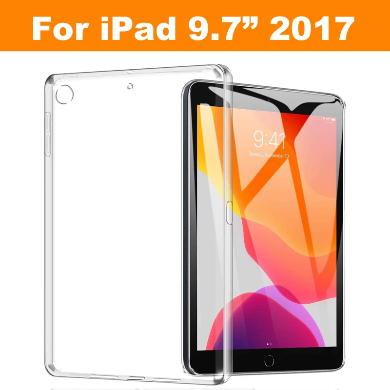 Задняя крышка чехол для iPad 10,2 9,7 на возраст 2, 3, 4, Чехол для iPad Air 2, 1, мягкие чехлы из ТПУ для iPad Pro 10,5 10, с украшением в виде кристаллов протектор для iPad Mini 4 5 3 2 1 - Цвет: for iPad 9.7 2017