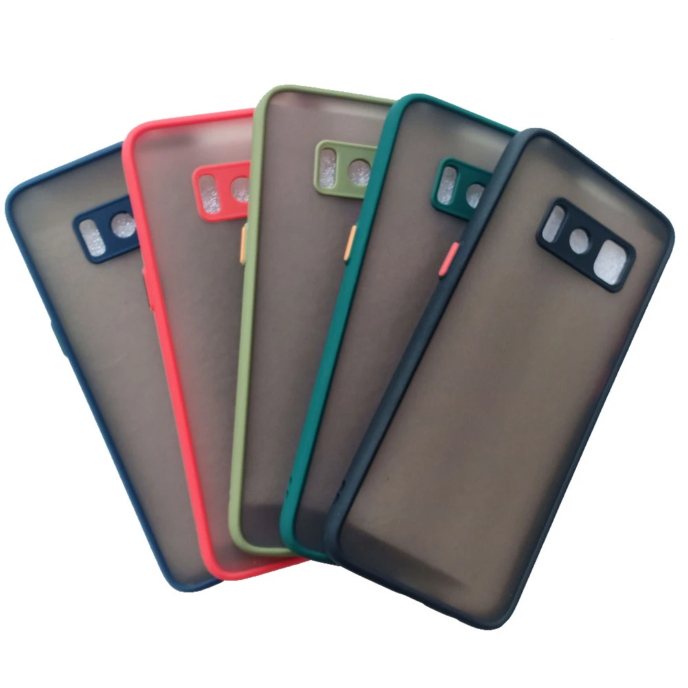 For Samsung Galaxy S8 Case Protection Shockproof Phone Case Samsung S8 Case G950f G950fd G950u G950 Cover Matte Silicone Hard Phone Case Covers Aliexpress