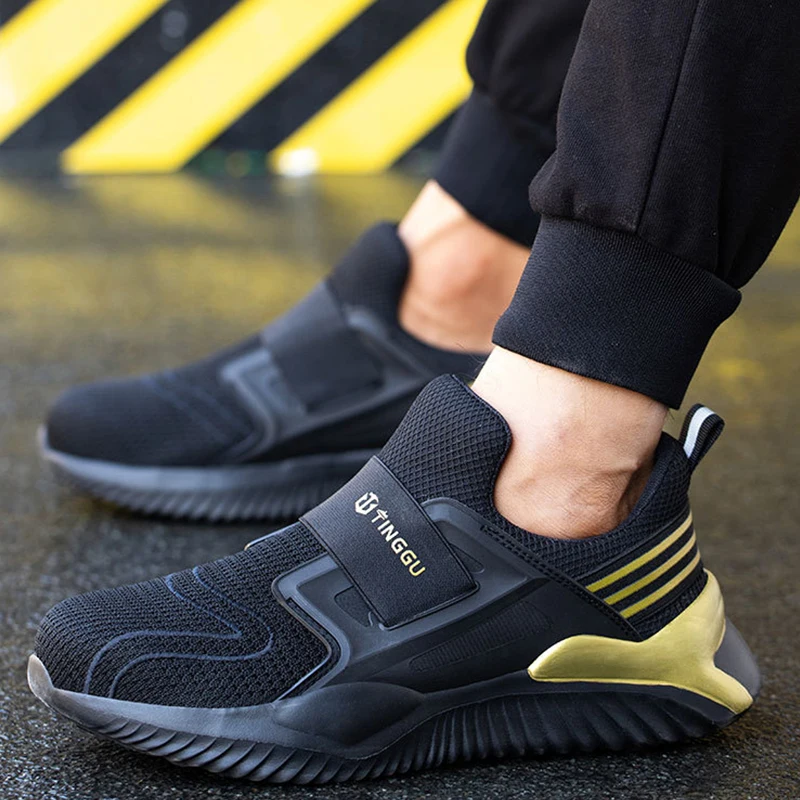 Men Steel Toe Cap Work Safety Shoes Sneakers Lightweight Work Boots Indestructible safety shoes men shoes