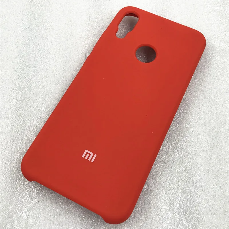 Оригинальный Xiaomi Redmi Note 7 Pro шелковистый мягкий жидкий силиконовый защитный чехол