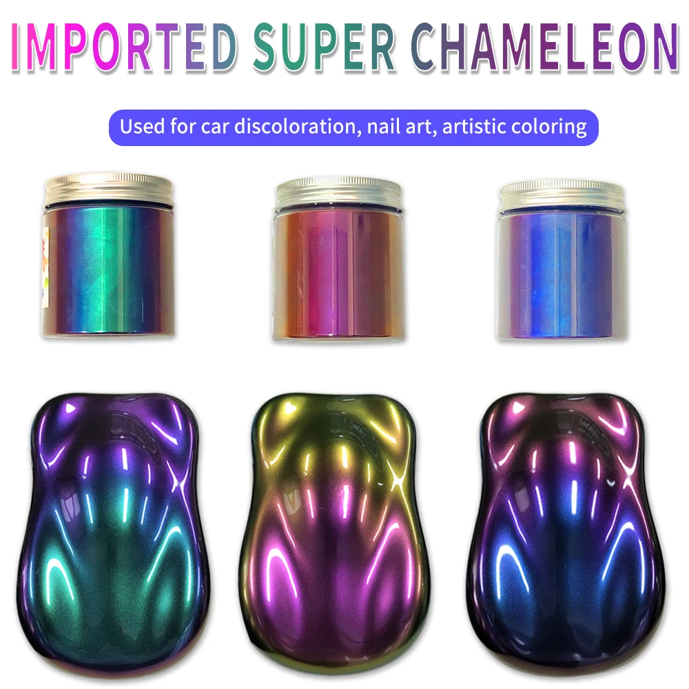GBX Magic Starry sky Mirror Effects Holographic Chameleon Transparent Rainbow Nail Art Flake Pigment Powder Nail Art Powder nail powder nail pigment nail decoration nail decorations nail flakes