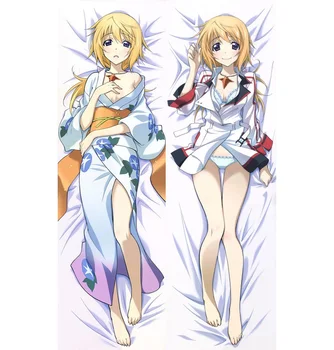 

Anime 2Way Dakimakura Infinite Stratos 160cm x 50cm Charlotte Dunois Sexy Waifu Manga Body Hugging Pillow Case Gift for OTAKU