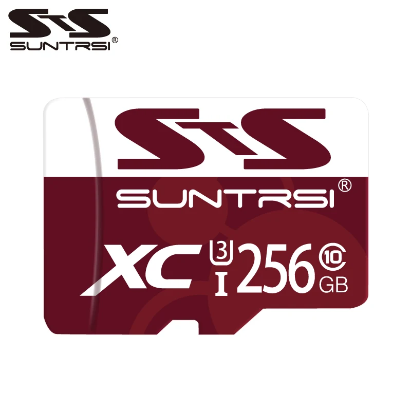 Suntrsi Micro SD карты 256 Гб класс 10 до 95 МБ/с. Microsd 128 ГБ/64 Гб/32 ГБ/16 ГБ, класс скорости 10 до 80 МБ/с. для телефонов камеры