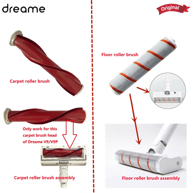 V9 Dreame Accessory Vacuum Cleaner V9p Vacuum Cleaner Brush V9 V9p