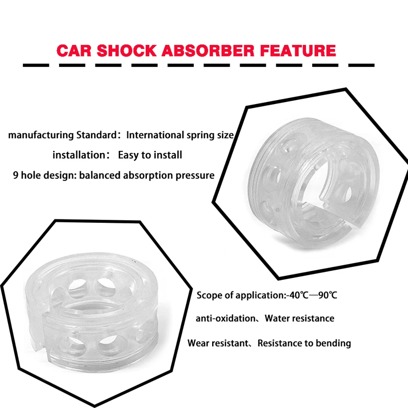 2 шт. автомобильный амортизатор пружинный Бампер мощность авто-буферы A/B/C/D/E/F Тип пружины бамперы Подушка уретан для автомобилей товары буфер