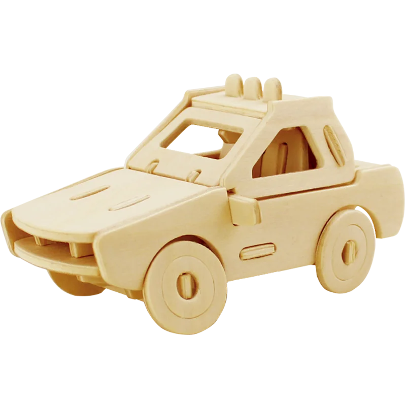 JP147 Car DIY 3D Деревянный автомобиль и строительство деревянная модель игра-головоломка сборочные игрушки для детей дети взрослые модели наборы подарок на день рождения - Цвет: JP147 Car