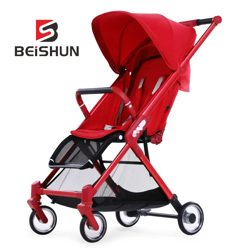 Sale Baby Bicycle Stroller Simple and Lightweight Adjustable Folding Cart 0