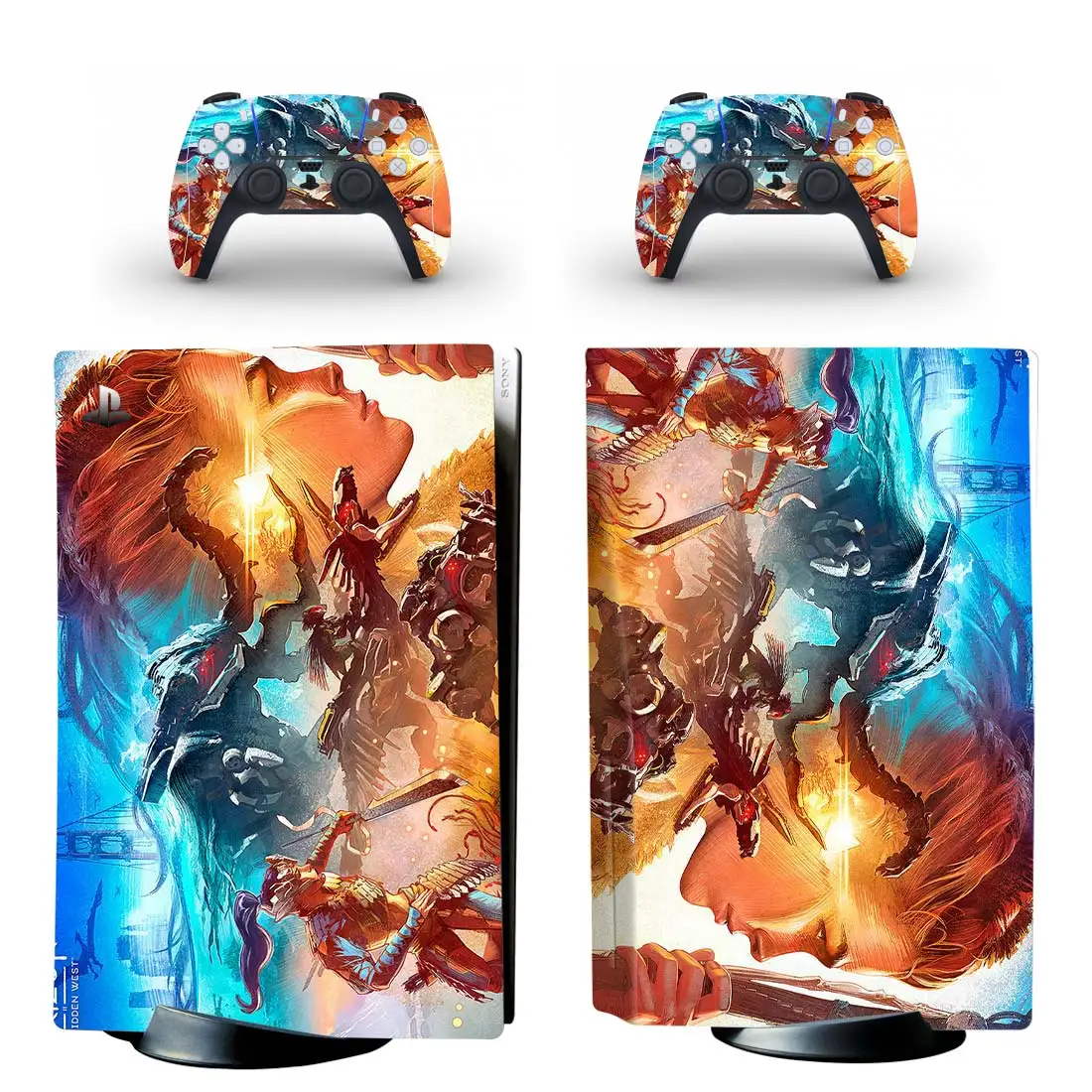 Horizon Zero Dawn Vinyl Decal Ps5 Cd Skin Sticker For Playstation 5 Ps 5 Cd  Version Console And Controller Protective Cover - Stickers - AliExpress