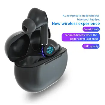 

A1 TWS Touch Wireless Bluetooth Headphones Auto Sync HD Binaural Call Headphone