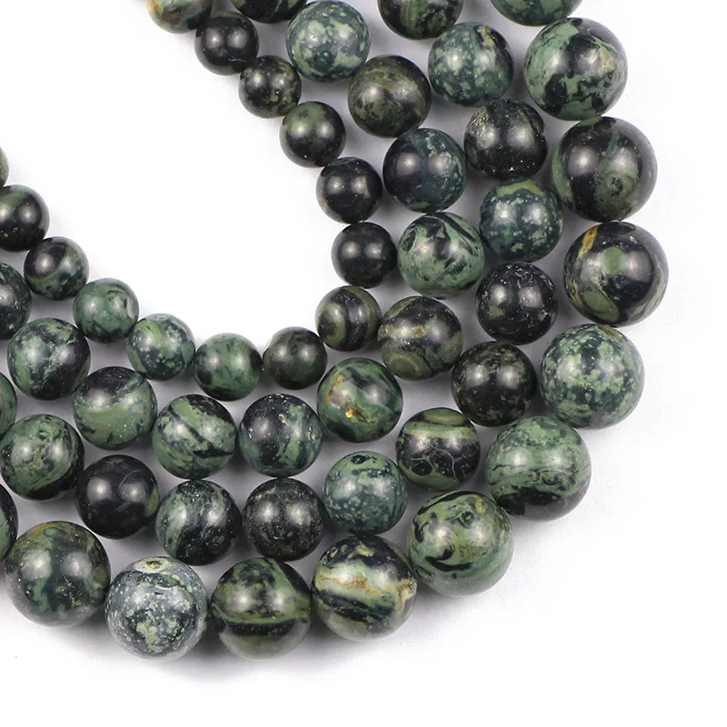 

YHBZRET Natural Stone New Kambaba Jaspers Round spacer Loose Beads for Jewelry making 6/8/10MM bracelet necklace DIY Accessories