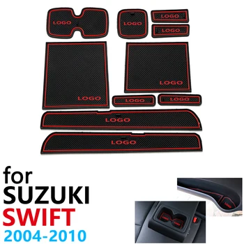 

Anti-Slip Rubber Cup Cushion Door Groove Mat for Suzuki Swift Maruti Sport ZD11S ZC31S 2004~2010 Car Accessories mat for phone
