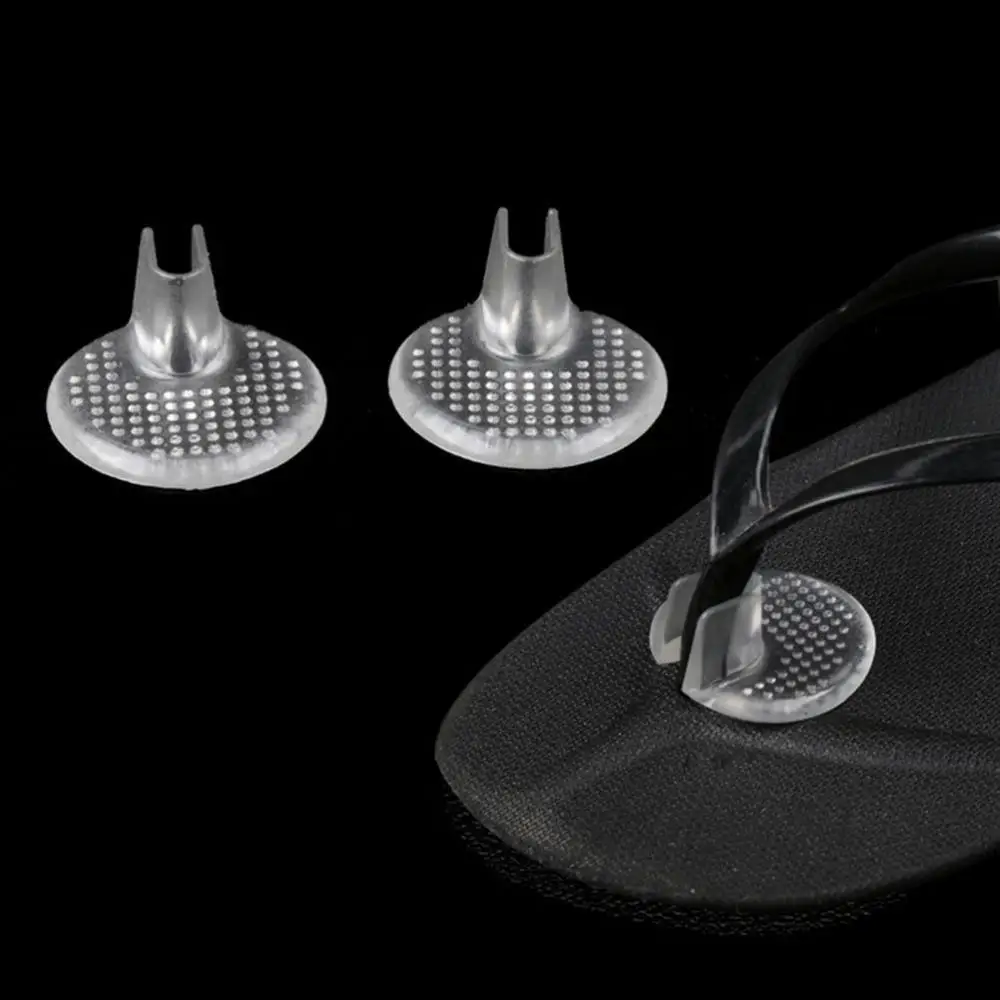 Silicone Flip Gel Cushions Pad Toe Protectors Anti-slip Transparent Forefoot Shoe Pads Insoles Cushion For Flip Flops Sandals shoe insoles forefoot pads toe pads forefoot cushion