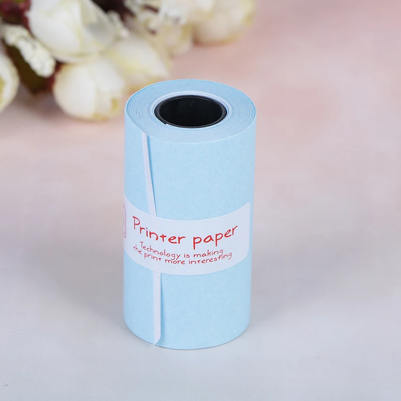 3Rolls Thermal Printing Roll Paper Stickers 57mm x 30mm For Pocket Paperang Photo Printer thermal paper roll
