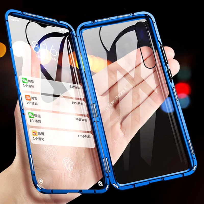 Магнитный чехол для Xiaomi Mi Note 10 чехол 360 двусторонний чехол из закаленного стекла полный защитный чехол для Xiaomi Mi CC9 Pro Note10 Pro Чехол