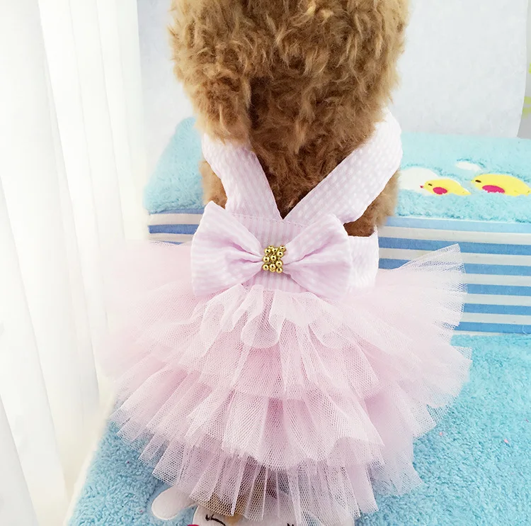 Балетная юбка для собак, одежда для щенков, кошек, лаков, платье-пачка, одежда для собак чихуахуа
