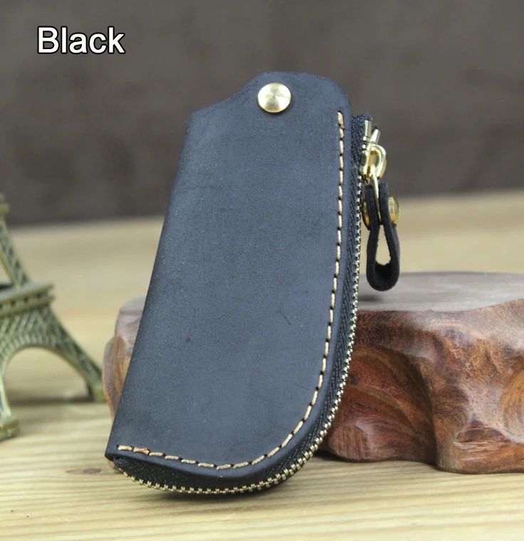 Vintage Genuine Leather Key Holder and Organizer