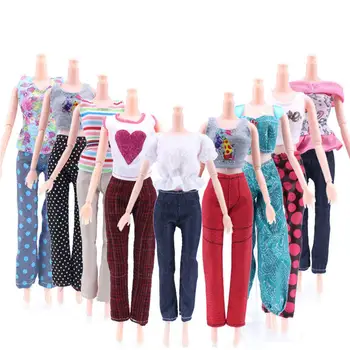 

Kuulee 5PCS 29CM Doll's Suit Vest Jacket+Trousers Doll Clothing Series (without Doll)
