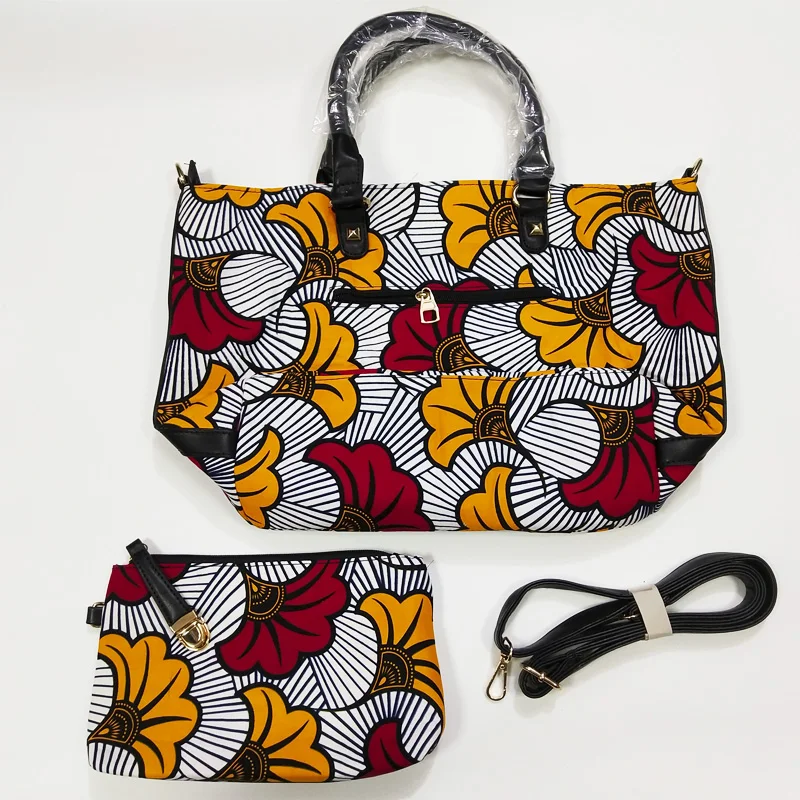 Дашики модные Африканские Восковые сумки наборы Анкара восковая Сумочка африканская восковая Ткань сумка для леди