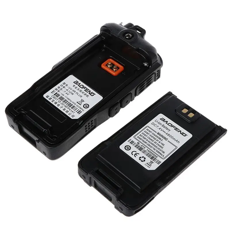 Baofeng UV-9R plus 2019 High Power Upgrade Waterproof walkie talkie 10w for two way radio long range 10km 4500/4800mah EU Plug