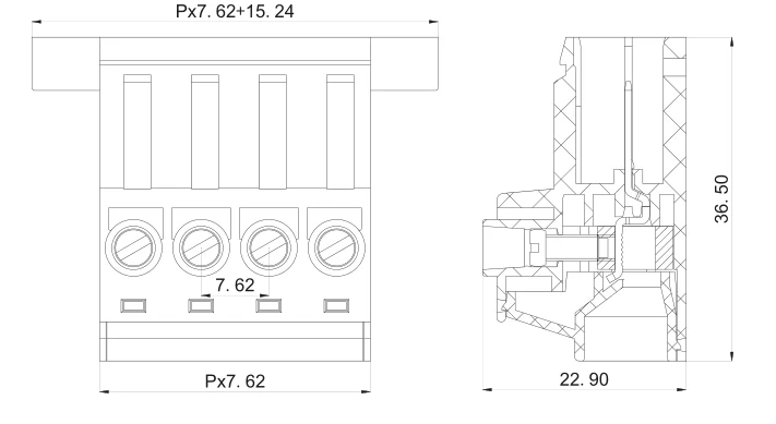 KF2EDGSKRP 7,62 2P~ 12P разъем PCB плагин клеммный блок 5EDGRKP 7,62 мм 2PIN~ 12PIN IPC 5 STGF 1709267 PHOENIX контакт