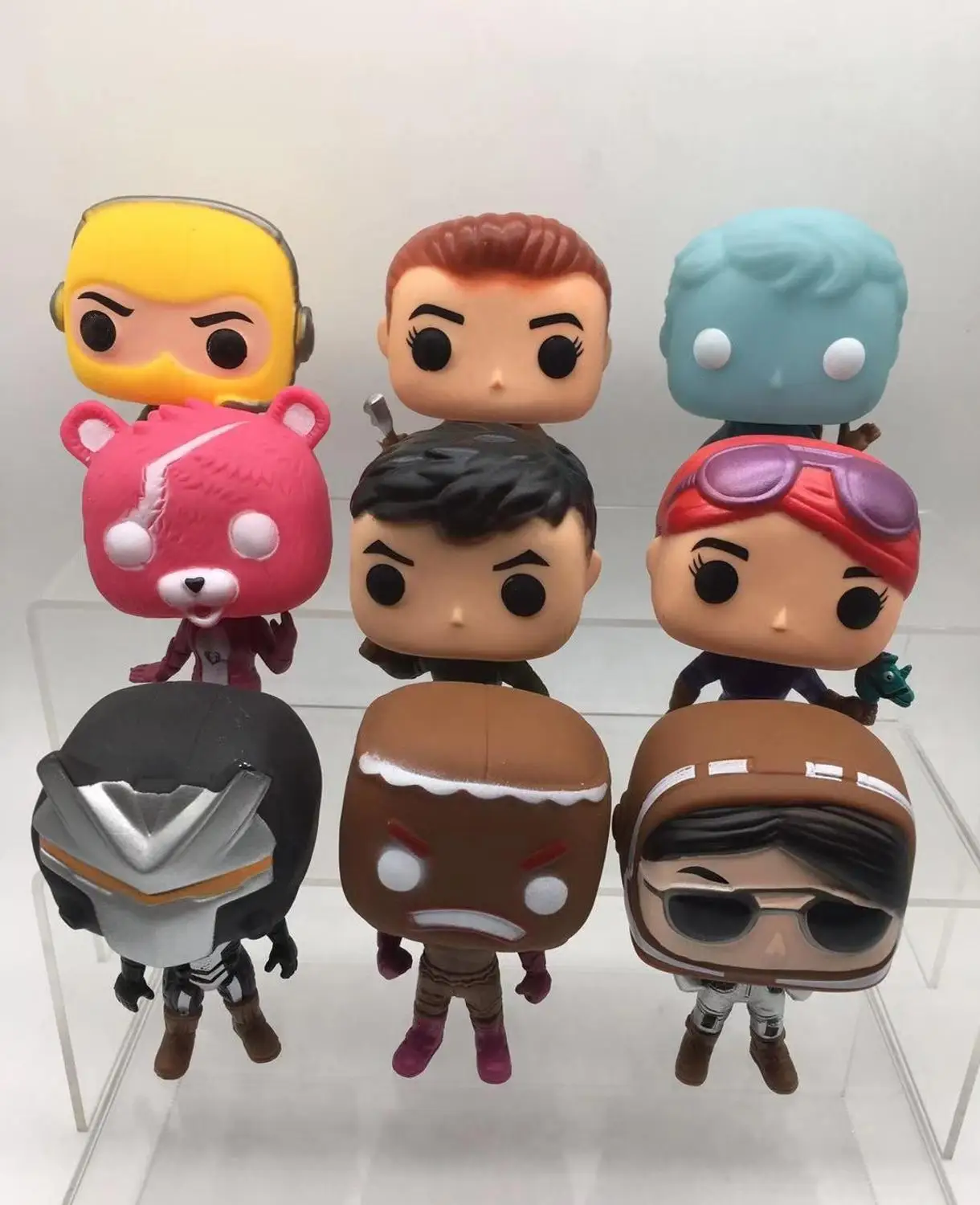 Funko POP 9 шт/лот 9 см кукла Fortnit The fortress Ночная Виниловая фигурка коллекционные изделия игрушки украшения жизни Мини Подарки