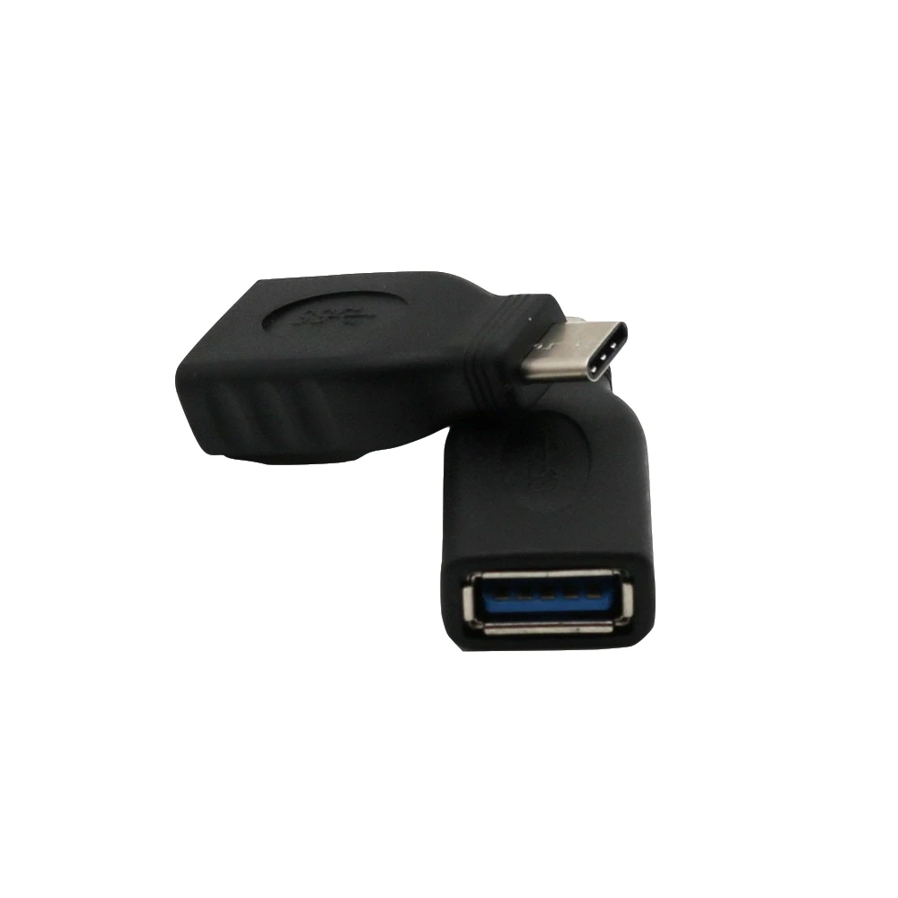 10 шт. USB 3,0 A гнездовой разъем для USB 3,1 Тип C штекер синхронизация источник питания данных адаптер конвертер прямой черный