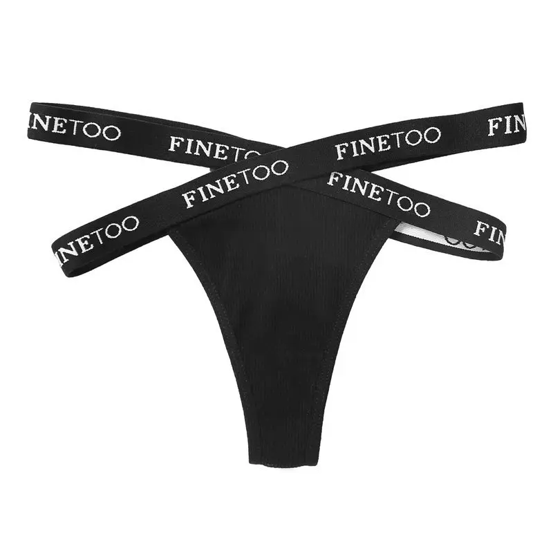 best high waisted underwear Sexy Mesh G-string Panties Women FINETOO Letter Cross Female Underpants Thongs Pantys Underwear Women Intimates M-XL high rise underwear