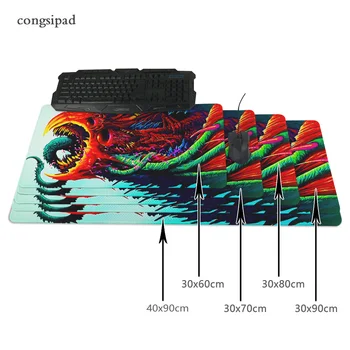 

The Most Hottest Animation Hyper Beast Contrle Edition Super grand tapis de souris 900*300*2mm avec verrouillage bord