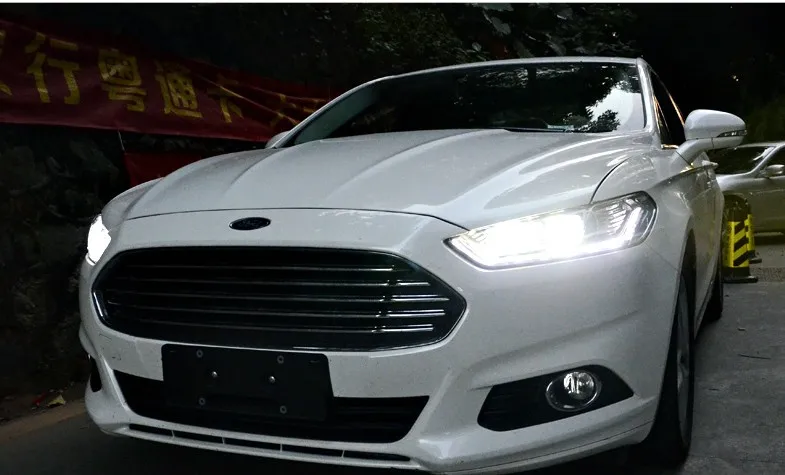 Car Styling LED Headlight for Ford Mondeo 2013- for New Fusion Head Lamp Dynamic turn signal LED DRL