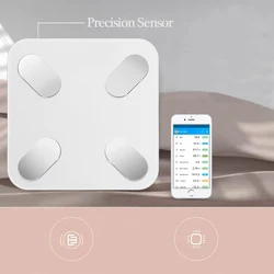 Electronic Bathroom Scale Body Fat Scale High Precision Digital Dispaly Smart Bluetooth Scales BMI Body Composition Analyzer App