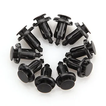 

10/20/50 PCS Auto 10mm Fastener Fender Liner Clip Car Bumper Clip Retainer Fastener Trim Rivet For Honda For Acura