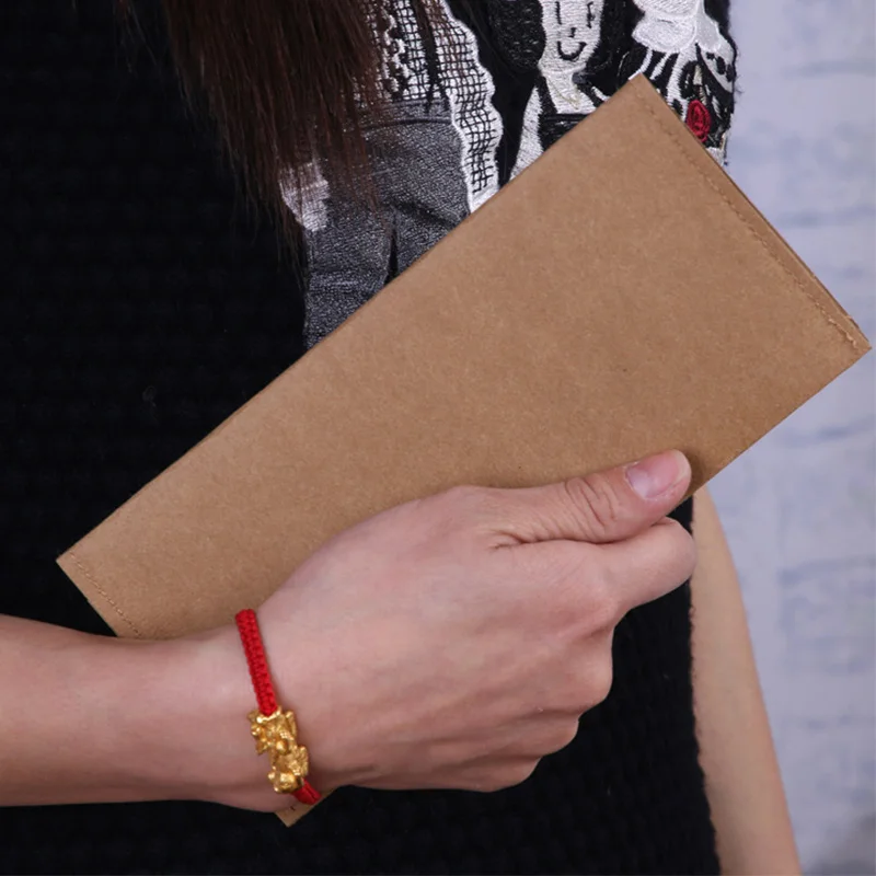  PUBGS Unisex DIY Wallet Card Bag Card Set 2019  Kraft Paper Bags Light Retro Washable Tear-resistan