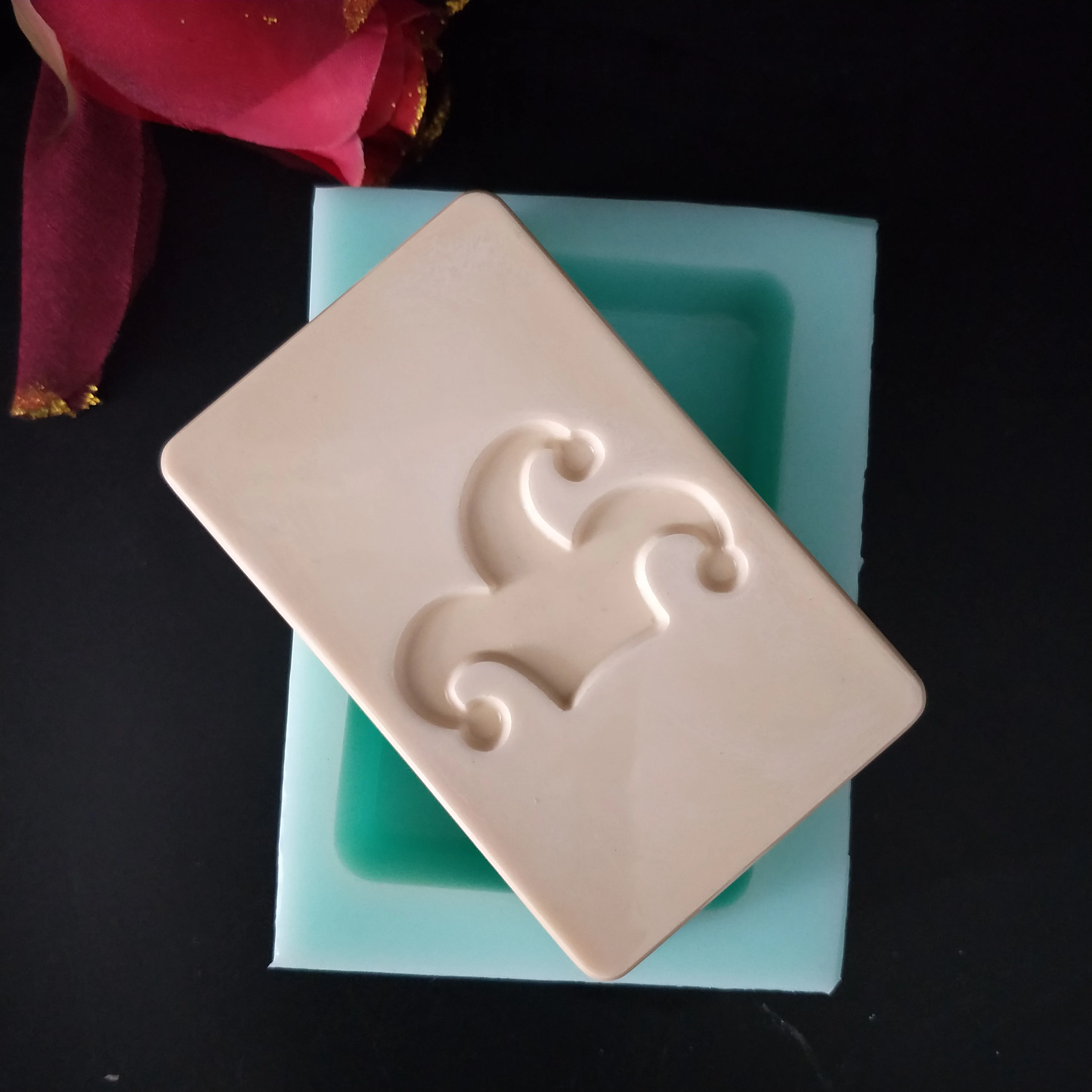 

PRZY Mold Silicone Soap Molds Rectangle Poker Card Joker Soap Making Moulds Resin Clay Molds Eco-friendly QT0228