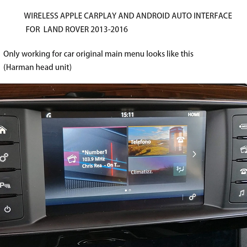 2020 Новый беспроводной Apple Carplay Android авто интерфейс декодер для Land Rover Discovery MuItimedia