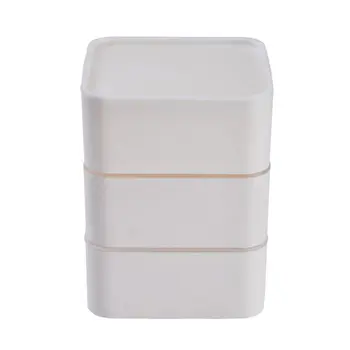 

3PCS Simple Mini Storage Box Drawer Desktop Sundries Storage Box with Lid