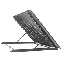 XRHYY черный большой сетчатый вентилируемый держатель для ноутбука настольная подставка-Регулируемая по высоте подставка для ноутбука металлическая подставка для MacBook IPad планшеты