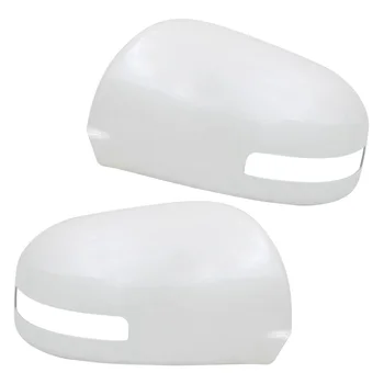 

1 Pair Left & Right White Door Side Rear View Wing Mirror Cap Cover Fit For Mitsubishi Outlander 2013-2016 2017 2018 2019 2020