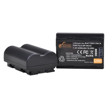 

2Pcs 2280mAh NP-W235 NP W235 Camera Battery for Fujifilm X-T4 VG-XT4