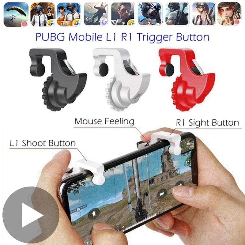 

L1 R1 L1R1 Pubg Controller Mobile Trigger Gamepad Game Pad Joystick For Cellular On Cell Phone Android iPhone Control Cellphone