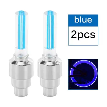 

2pcs Multifunctional Tyre Wheel Valve Cap Light LED Lamp Flash For Car Bike Bicycle Motorcycle