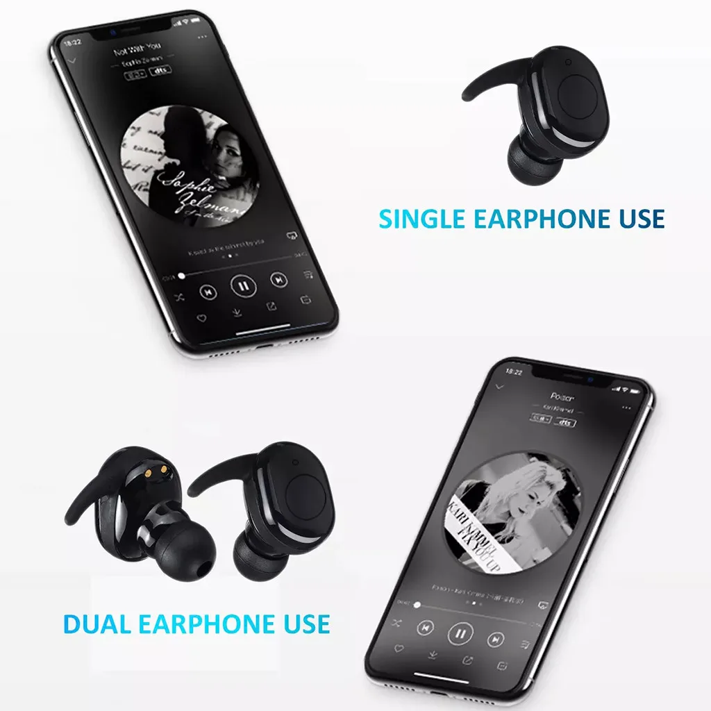 Bluetooth 5,0 наушники беспроводные наушники HiFi Стерео звонки с зарядным устройством Fone De Ouvido Sem Fio