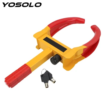 

YOSOLO Universal Car Accessorie Car Truck Tire Lock Portable Heavy Duty Car Wheel Clamp Anti-Theft Lock